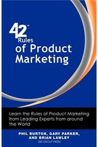 42 Rules of Product Marketing