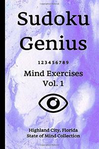 Sudoku Genius Mind Exercises Volume 1
