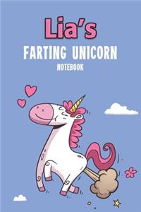 Lia's Farting Unicorn Notebook