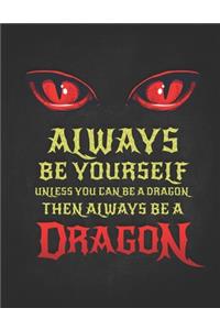 Always Be Yourself Unless You Can Be A Dragon Then Always Be A Dragon