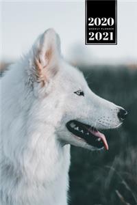 Wolf Wolves Week Planner Weekly Organizer Calendar 2020 / 2021 - View into Wide