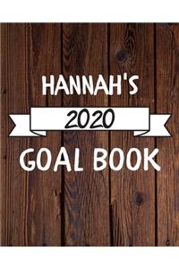 Hannah's 2020 Goal Book