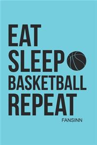 Cool Eat Sleep Basketball Repeat Notebook