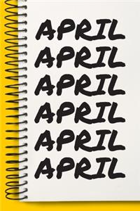 Name APRIL Customized Gift For APRIL A beautiful personalized