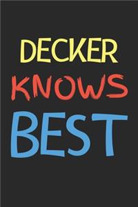 Decker Knows Best