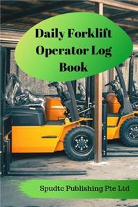 Daily Forklift Operator Log Book