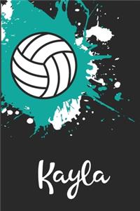 Kayla Volleyball Notebook