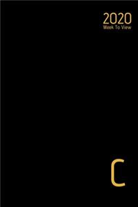 Personalised 2020 Diary Week To View Planner