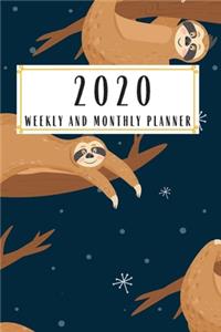 2020 Weekly And Monthly Planner