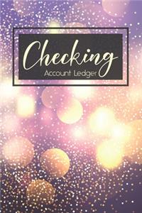 Checking Account Ledger