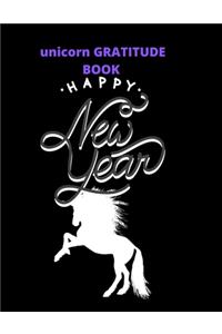 gratitude book gift unicorn
