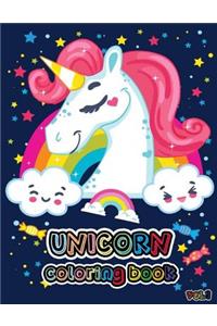 Unicorn Coloring Book vol.1