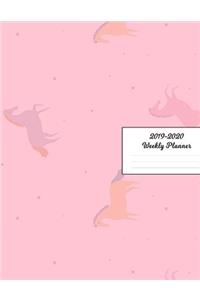 2019 - 2020 Weekly Planner: Pink Horse Pony Cover January 2019 - December 2019 Plan Weeks, Set Goals & Get Things Done Datebook Calendar Schedule