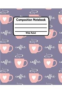 Composition Notebook Wide Ruled