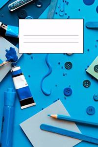Blue Dot Grid Book - Arts And Crafts