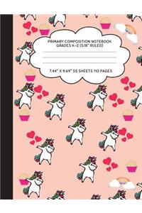 Primary Composition Notebook Grades K-2 (5/8