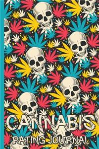 Skulls and Weed Leaf Pattern