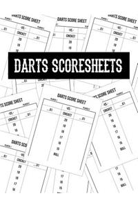 Darts Score Sheets