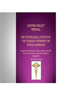 The Psychological Effects of the Tuskegee Experiment on African Americans