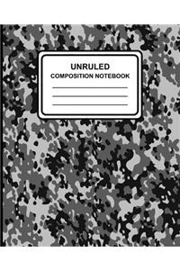 Unruled Composition Notebook