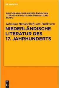 NiederlÃ¤ndische Literatur Des 17. Jahrhunderts