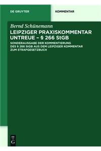 Leipziger Praxiskommentar Untreue - 266 Stgb