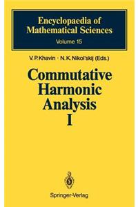 Commutative Harmonic Analysis I