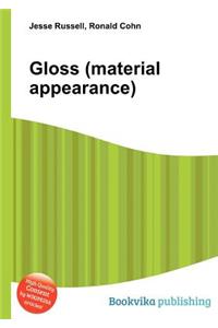 Gloss (Material Appearance)