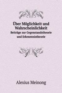 Uber Moglichkeit und Wahrscheinlichkeit