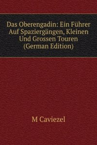 Das Oberengadin: Ein Fuhrer Auf Spaziergangen, Kleinen Und Grossen Touren (German Edition)