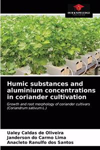 Humic substances and aluminium concentrations in coriander cultivation