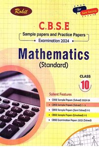 Rohit CBSE Sample Papers Mathematics Class 10
