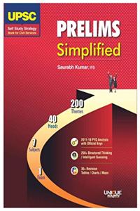 Unique UPSC PRELIMS Simplified : Self Study Strategy book for Civil Services Prelims