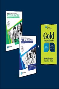 PTE Academic Practice Test Vol 1 & 2 combo with 50% discount | Official Online Gold Test Preparation Kit | First Edition | By Pearson