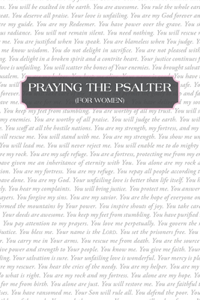 Praying the Psalter (FOR WOMEN)