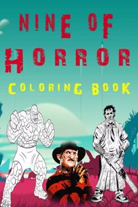 Nine of Horror Coloring Book