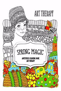 Spring Magic. Аntistress сoloring book