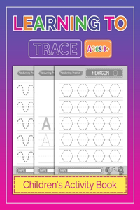 Learning to Trace Children's Activity Book