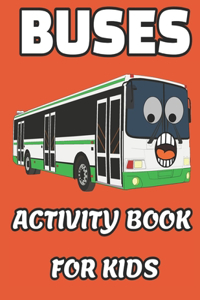 Buses Activity Book For Kids