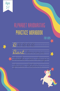 Alphabet Handwriting Practice workbook for kids