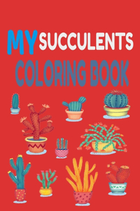 My succulents coloring book