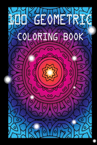 100 Geometric Coloring Book