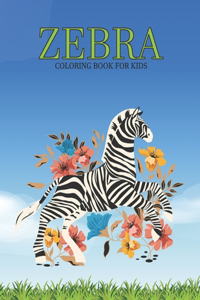 Zebra Coloring Book For Kids