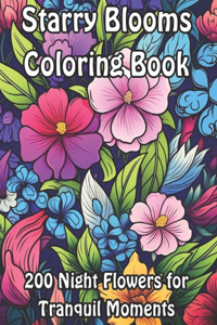 Starry Blooms Coloring Book