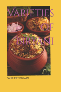 Varieties of Biryani