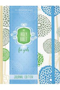 Niv, Holy Bible for Girls, Journal Edition, Hardcover, Cream, Elastic Closure