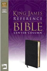 KJV, Reference Bible, Imitation Leather, Black, Red Letter Edition