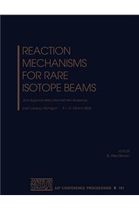 Reaction Mechanisms for Rare Isotope Beams