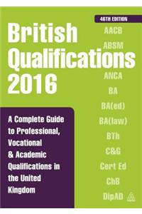 British Qualifications 2016
