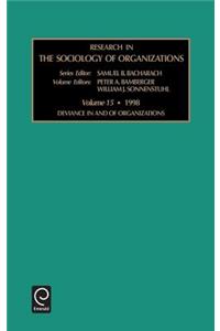 Research in the Sociology of Organizations